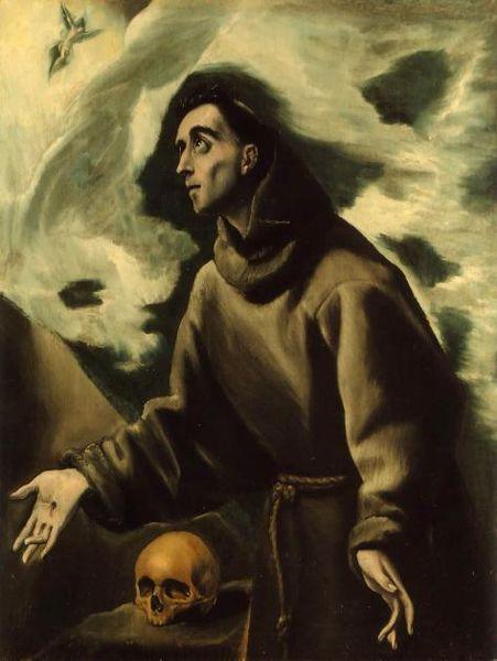 El Greco Saint Francis Receiving the Stigmata oil painting image